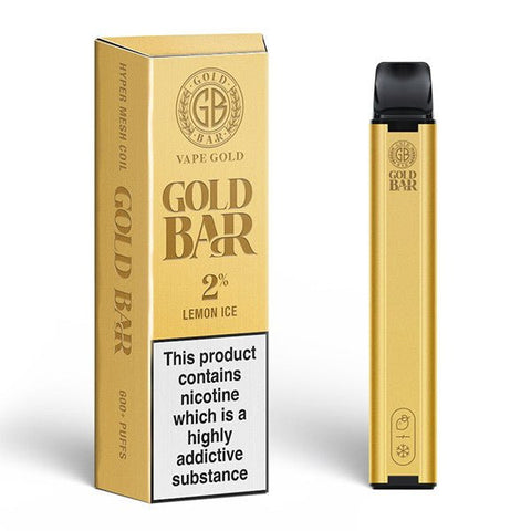 Gold Bar 600 Disposable Vape Pod Device -Vape Puff Disposable
