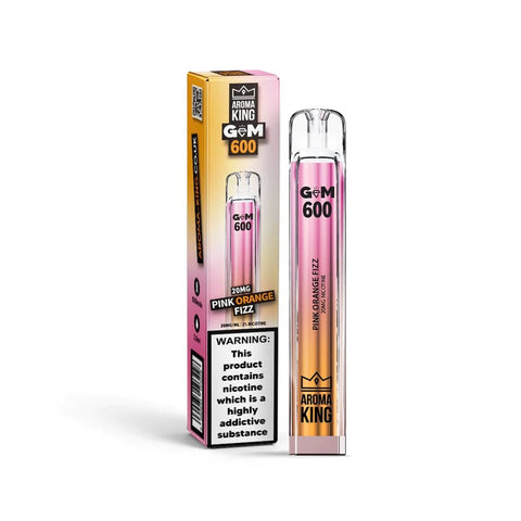 Aroma King Gem 600 Disposable Vape Device – Box of 10 - Vape Puff Disposable