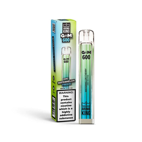 Aroma King Gem 600 Disposable Vape Device – Box of 10 - Vape Puff Disposable