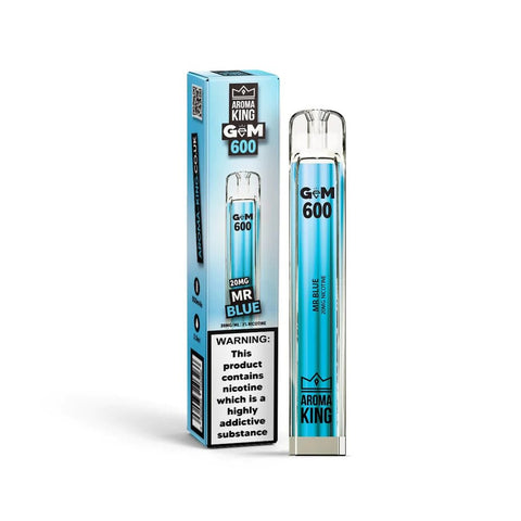Aroma King Gem 600 Disposable Vape Device – Box of 10 - Vape Puff Disposable