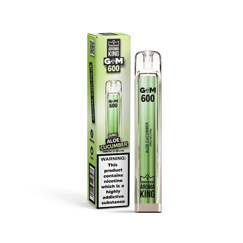 Aroma King Gem 600 Disposable Vape Device – Box of 10 - Vape Puff Disposable