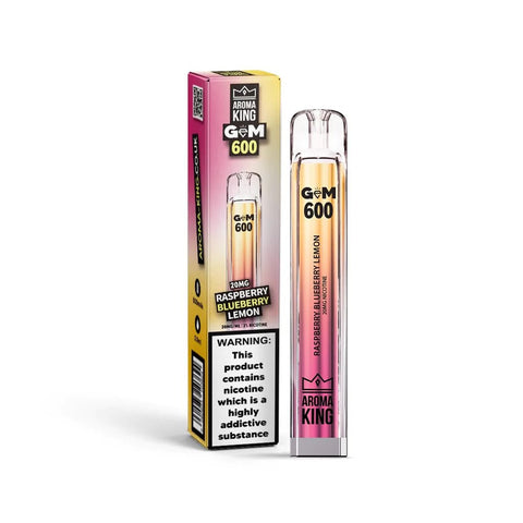 Aroma King Gem 600 Disposable Vape Device – Box of 10 - Vape Puff Disposable