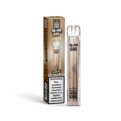 Aroma King Gem 600 Disposable Vape Device – Box of 10 - Vape Puff Disposable