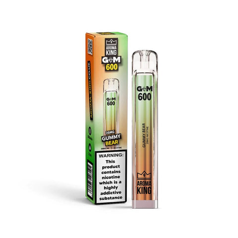 Aroma King Gem 600 Disposable Vape Device – Box of 10 - Vape Puff Disposable