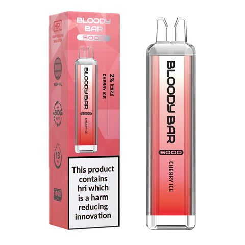 Bloody Bar 5000 Disposable Vape Pod – Box of 10 -Vape Puff Disposable