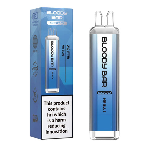 Bloody Bar 5000 Disposable Vape Pod – Box of 10 -Vape Puff Disposable
