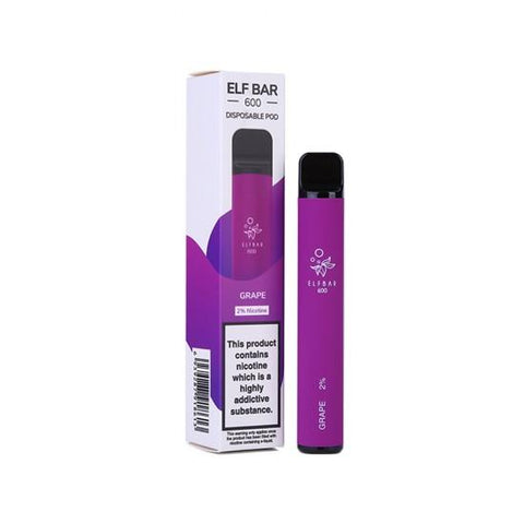 Elf Bar 600 Disposable Vape Pod Device - Vape Puff Disposable