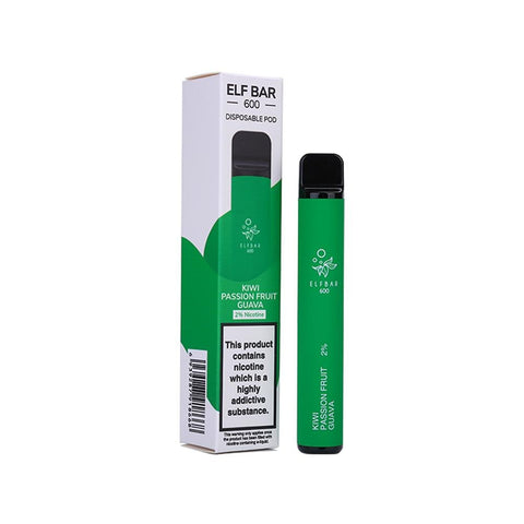 Elf Bar 600 Disposable Vape Pod Device - Vape Puff Disposable