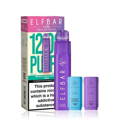 ELFBAR 1200 Prefilled Kit -Vape Puff Disposable