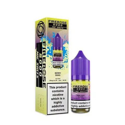 Elux Firerose 5000 Nic Salts 10ml E - Liquids Pack of 10 - Vape Puff Disposable