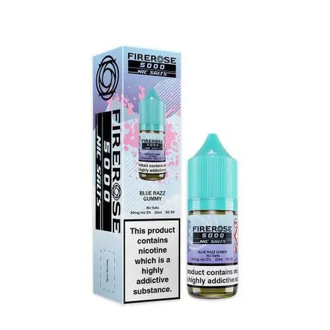 Elux Firerose 5000 Nic Salts 10ml E - Liquids Pack of 10 - Vape Puff Disposable