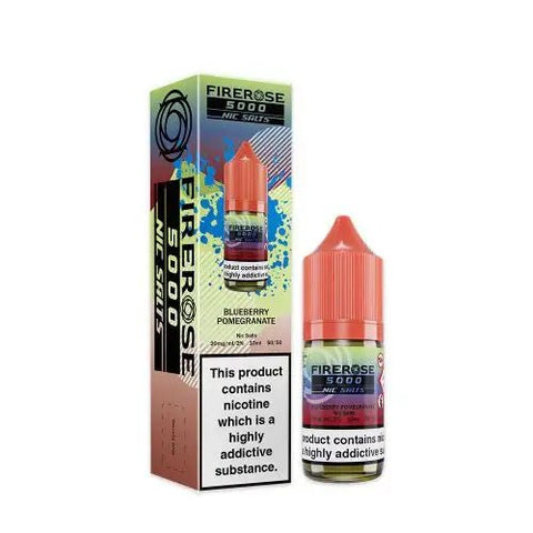 Elux Firerose 5000 Nic Salts 10ml E - Liquids Pack of 10 - Vape Puff Disposable