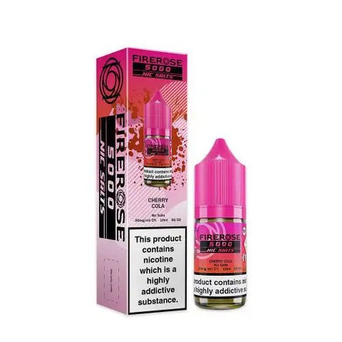 Elux Firerose 5000 Nic Salts 10ml E - Liquids Pack of 10 - Vape Puff Disposable