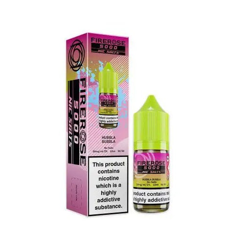 Elux Firerose 5000 Nic Salts 10ml E - Liquids Pack of 10 - Vape Puff Disposable