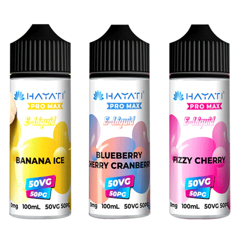 Hayati® Pro Max 50VG 50PG E - Liquid Shortfill E - Liquid | 100ml - Vape Puff Disposable