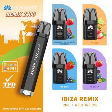 Hayati Remix 2400 Pod Kit - Vape Puff Disposable