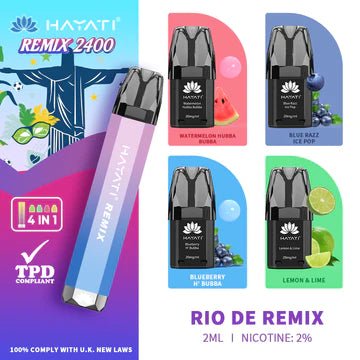 Hayati Remix 2400 Pod Kit - Vape Puff Disposable