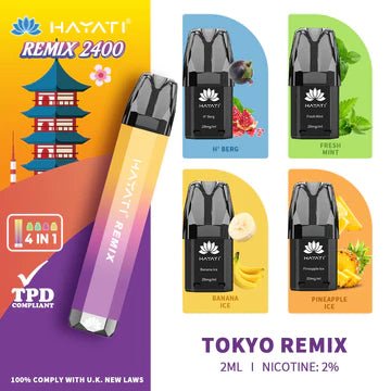 Hayati Remix 2400 Pod Kit - Vape Puff Disposable