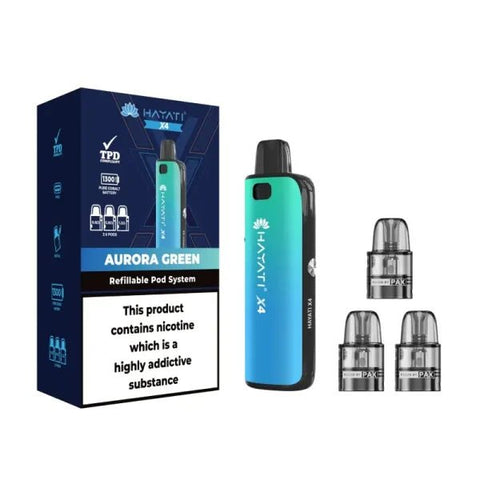 Hayati X4 Refillable Pod Vape Kit - Vape Puff Disposable