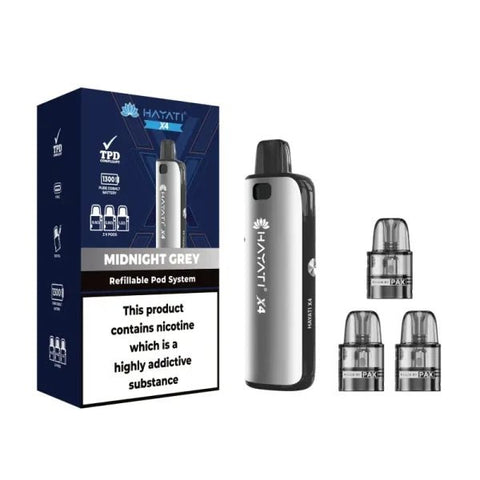 Hayati X4 Refillable Pod Vape Kit - Vape Puff Disposable