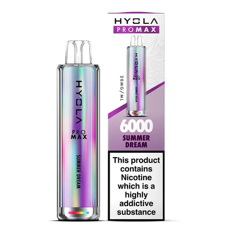 Hyola Pro Max 6000 Disposable Vape Pod Device 20mg - Box of 10 - Vape Puff Disposable
