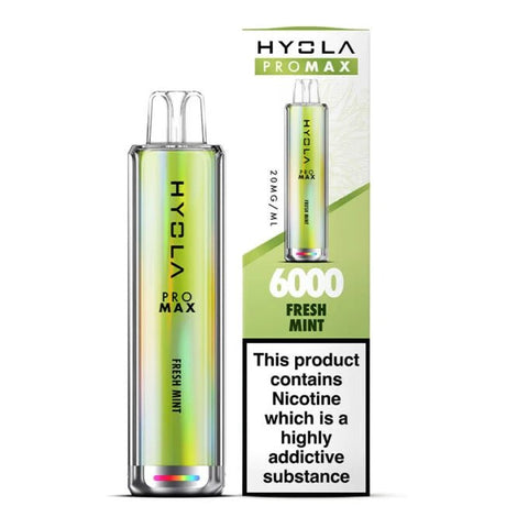 Hyola Pro Max 6000 Disposable Vape Pod Device 20mg - Box of 10 - Vape Puff Disposable