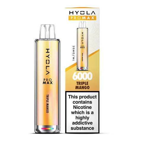 Hyola Pro Max 6000 Disposable Vape Pod Device 20mg - Box of 10 - Vape Puff Disposable