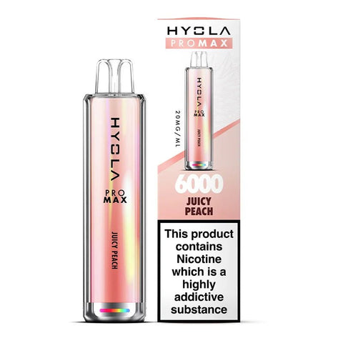 Hyola Pro Max 6000 Disposable Vape Pod Device 20mg - Box of 10 - Vape Puff Disposable