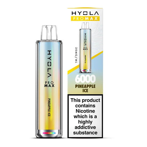 Hyola Pro Max 6000 Disposable Vape Pod Device 20mg - Box of 10 - Vape Puff Disposable