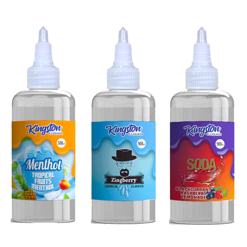 Kingston Megasaver Shortfill E-Liquid | 500ml -Vape Puff Disposable