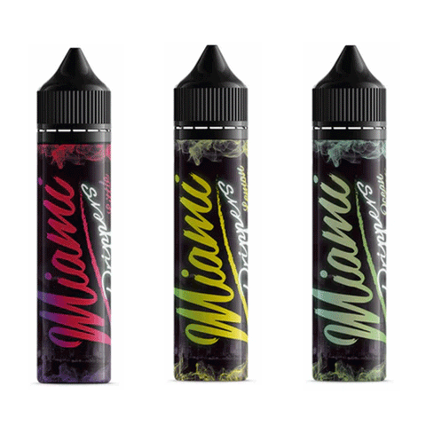 Miami Drippers Shortfill E-Liquid | 50ml -Vape Puff Disposable