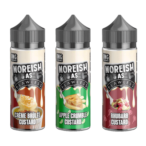 Moreish Puff As-Fawless Shortfill E-Liquid | 100ml -Vape Puff Disposable