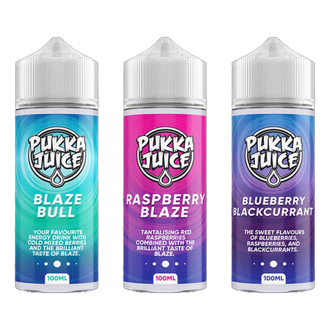 Pukka Juice Eliquid Shortfill E-Liquid | 100ml -Vape Puff Disposable