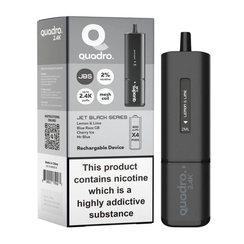 Quadro 2400 Puffs 4 in 1 Disposable Vape Device -Vape Puff Disposable