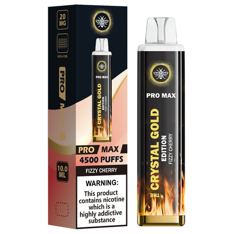 The Crystal Pro Max Gold Edition 4500 Disposable Pod Device - Vape Puff Disposable