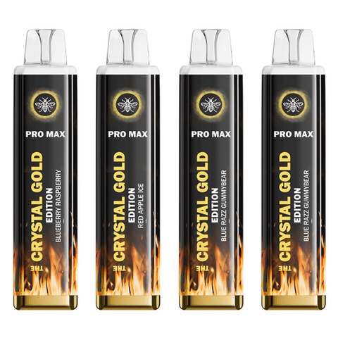 The Crystal Pro Max Gold Edition 4500 Disposable Pod Device - Vape Puff Disposable