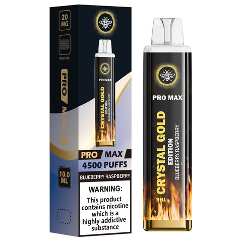 The Crystal Pro Max Gold Edition 4500 Disposable Pod Device - Vape Puff Disposable