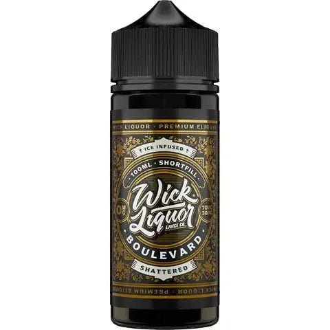 Wick Liquor Eliquid Shortfill E-Liquid | 100ml -Vape Puff Disposable