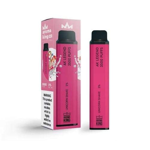 Aroma King 3500 Disposable Vape Pod (Box of 10) - Unicorn Shake -Vape Puff Disposable