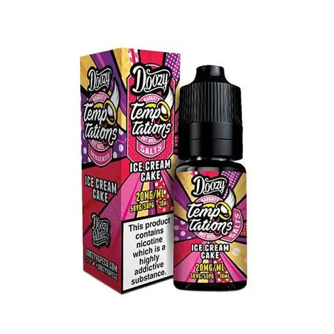 Doozy Temptations Nic Salt 10ml E-Liquids Pack of 10 -Vape Puff Disposable