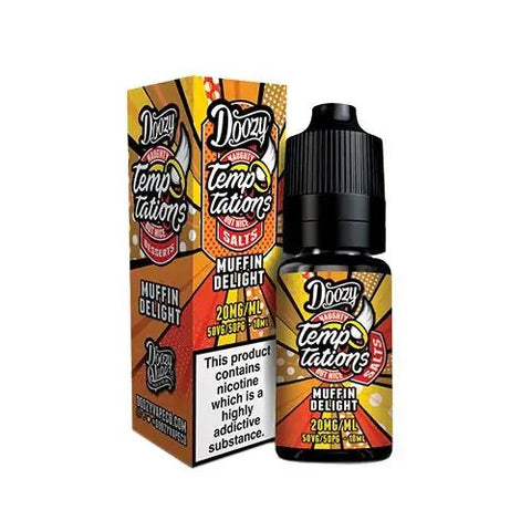 Doozy Temptations Nic Salt 10ml E-Liquids Pack of 10 -Vape Puff Disposable