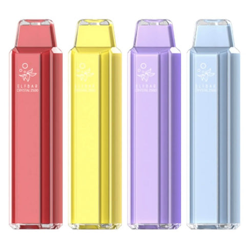 Elf Bar Crystal 2500 Disposable Vape Pod (Box of 10) -Vape Puff Disposable