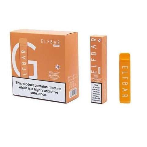 Elf Bar NC600 Disposable Vape Pod (Box of 10) -Vape Puff Disposable