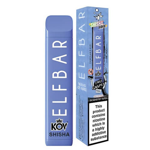 Elf Bar Shisha 600 Disposable Vape Pod (Box of 10) -Vape Puff Disposable