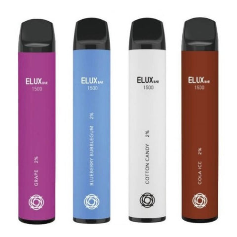 ELUX Bar 1500 Disposable Vape Pod (Box of 10) -Vape Puff Disposable