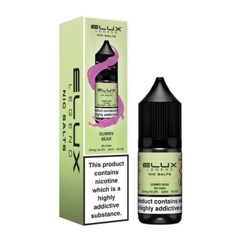 Elux Legend Nic Salt 10ml E-Liquids Pack of 10 -Vape Puff Disposable