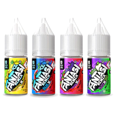 Fantasi Remix Nic Salts 10ml E-Liquids Pack of 10 -Vape Puff Disposable