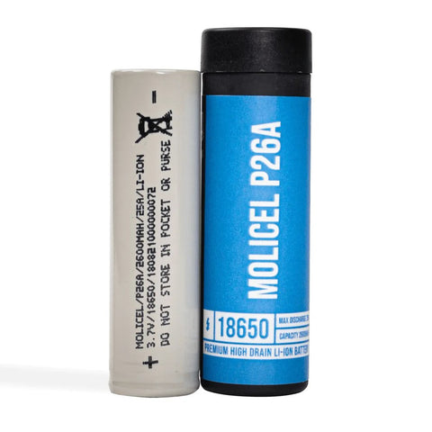 Molicel P28A 18650 Rechargeable Vape Battery - 2800mAh 25A -Vape Puff Disposable