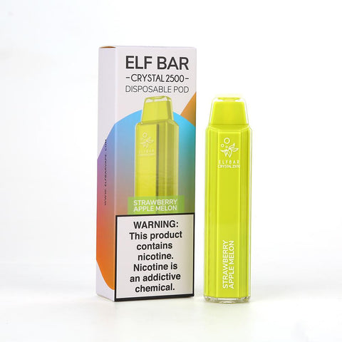 Elf Bar Crystal 2500 Disposable Vape Pod (Box of 10) -Vape Puff Disposable