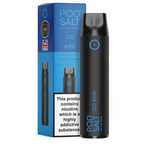 Pod Salt Go 600 Disposable Vape Pod (Box of 10) -Vape Puff Disposable